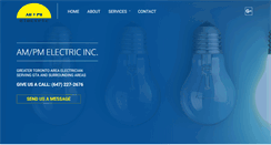 Desktop Screenshot of ampmelectric.ca